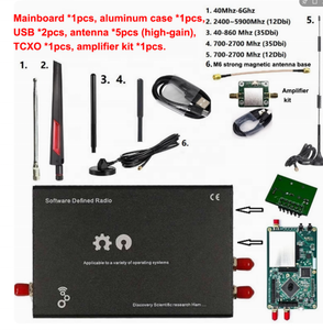En stock - Hack RF One 1MHz-6GHz SDR Development Board V2.0.0 Radio définie par logiciel open source avec boîtier en alliage d'aluminium et antenne - Product Image 4