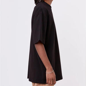 Camiseta de Lujo Lisa de Manga Corta al por Mayor, 100% Algodón, Oversize, Fabricante de Camisetas Personalizadas, Camiseta Lisa de Algodón Grueso para Hombre - Product Image 2