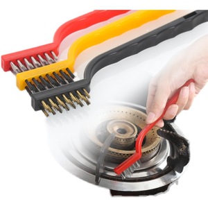 Juego de cepillos de limpieza para cocina, de nailon y acero inoxidable, para estufa, campana extractora, fregadero, limpieza del hogar - Product Image 2
