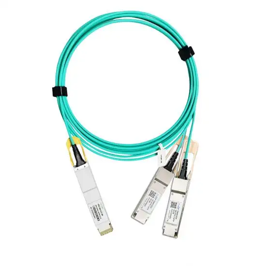 10G 25G 40G QSFP28 To QSFP 28 AOC 1m 2m 3m 5m 7m 10m 20m Active Optical Cable Transceiver 850nm MMF 100gbase 100G 400G AOC