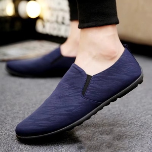 Chaussures de marche décontractées tendance printemps pour homme, mocassins basses de haute qualité à semelle épaisse avec fermeture éclair, antidérapantes - Product Image 4