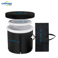 Chufang 75cm 80cm 85cm 90cm 120cm autoportant Portable vapeur bébé Spa bain à remous couverture sac de transport douche dosette de glace baignoire de trempage