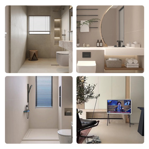 Piastrelle in Ceramica Opaca Monocolore 300x600 Spessore 8,5mm Antiscivolo Stile Minimalista Nero Bianco Grigio per Cucina Bagno Hotel - Product Image 2