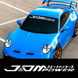 Calcomanía de Vinilo <span class=keywords><strong>JDM</strong></span> Japonesa para Parabrisas de Auto, Resistente al Agua, No se Desvanece, Autoadhesiva, Accesorios de Decoración para Auto - Product Image 2
