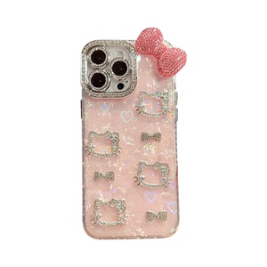 <span class=keywords><strong>Cover</strong></span> per <span class=keywords><strong>iPhone</strong></span> 17 Pro Max <span class=keywords><strong>con</strong></span> Design Gatto e Strass, Protezione Antiurto per <span class=keywords><strong>iPhone</strong></span> 16 15 14 <span class=keywords><strong>13</strong></span>, Stile Coreano Personalizzato - Product Image 6