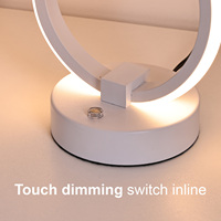 Lampe de bureau à led pour éclairage intérieur avec lampe tubulaire, design moderne, minimaliste, luxe, protection exe