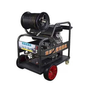 High Pressure Jet Sewer Dredge Tool Pipeline 150-600Bar 40-80Lpm Drain Cleaning Machine