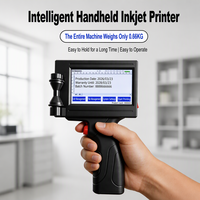 Imprimante jet d'encre portable 12.7 T8, imprimante de codes QR, codes-barres, numéros de lots, logos, dates d'expiration, pistolet d'impression d'étiquettes, 25 langues, non cryptée