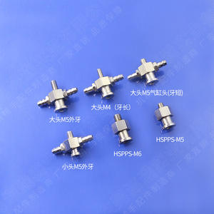 Piezas Neumáticas Tianxing, Accesorios para Brazos Robóticos, Ventosa, Adaptador de Varilla de Hardware, Cabeza de Cilindro M5/M6, Codo en T de Hierro, Pagoda - Product Image 3