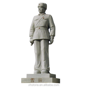 Escultura de piedra Natural china para personas famosas al aire libre, figura grande de pie, estatua de tamaño real - Product Image 1