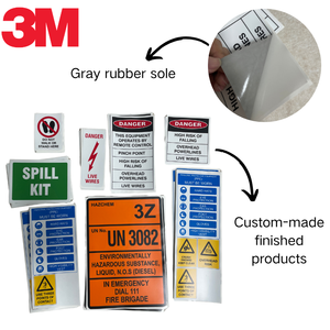 Autocollant de marquage personnalisé 3M Scotchcal 5018, certifié UL969 pour l'extérieur, compatible avec l'impression numérique, résistant à la chaleur, conformable - Product Image 2