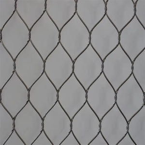 कारखाने की कीमत बुने हुए हीरे 316 स्टेनलेस स्टील वायर रस्सी जाल बिछाया पशु सुरक्षा के लिए जाल - Product Image 6