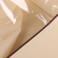 Sac à fermeture éclair non tissé en PVC transparent pour emballage de couverture d'oreiller de couette de drap de lit pour une utilisation dans le salon