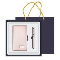 Ensemble de stylos et carnet A6 de qualité supérieure, couverture en PU souple, design tendance - Cadeau moins cher pour la Journée des enseignants, les employés de bureau
