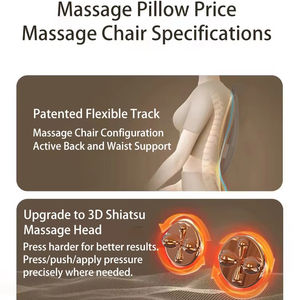 Tragbares Rollen massage kissen für Rücken und Taille Drahtlose Schulter, Nacken massage gerät für Büro-oder Heimgebrauch - Product Image 4