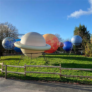 Parc décoratif grande lumière Led système solaire lune soleil terre <span class=keywords><strong>Jupiter</strong></span> Mars saturne neuf planète ballons planètes gonflables géantes - Product Image 1