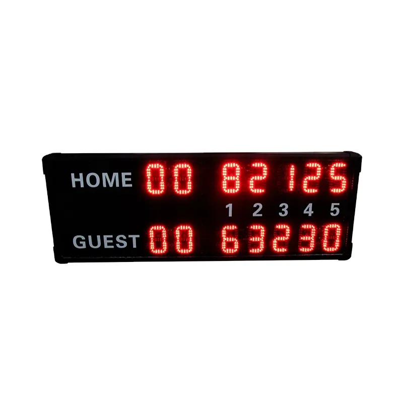 Ganxin Fabrieksleverancier 14 Cijfers 4 Inch Buiten Waterdicht P10 Led Scorebord Voor Hockeyvoetbal Tennis Board Score Geleid