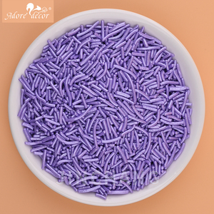 Đồ chơi trang trí bánh ngọt tự làm bằng đất sét slime mô phỏng sô cô la nhiều màu sắc, có hạt trang trí và nhân bánh kẹo cứng, đóng gói trong túi - Product Image 4