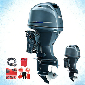 Moteur hors-bord pour bateau, robuste, 60 CV, essence, 4 temps, 4 cylindres, résistant à la corrosion, longue durée de vie, pour travaux côtiers - Product Image 3