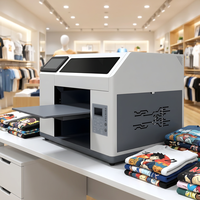 Gebruiksvriendelijke Direct-to-Garment A3 vlakbed T-shirtprinter met touchscreen en XP600 printkop