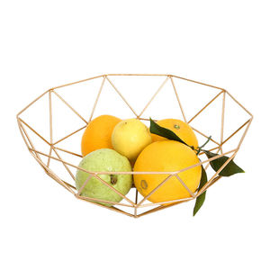 Bol à légumes de cuisine ménager, <span class=keywords><strong>panier</strong></span> à fruits multifonctionnel en fil de fer, rangement pour aliments, support de rangement pour aliments, plat à fruits - Product Image 4