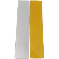 Targa Automobilistica Personalizzata in Acrilico 52x11cm, Targa Europea Riflettente con Numeri 3D/4D in Acrilico