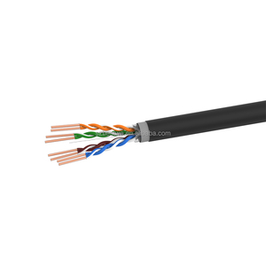 สายเคเบิล Cat5 UTP CCA สำหรับภายนอกอาคาร ราคาโรงงาน, ฉนวนเดี่ยว 0.43/0.45/0.5 มม. 300 ม. ปลอกหุ้ม LSZH, สาย LAN - Product Image 2