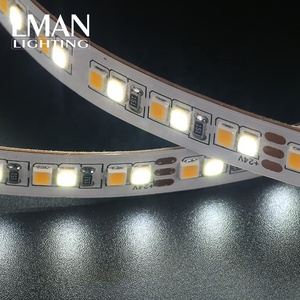 Doble color blanco cálido IP20 192leds/<span class=keywords><strong>m</strong></span> de 1200lm/<span class=keywords><strong>m</strong></span> DC 24V 15W SMD 2835 LED Luz de cinta - Product Image 3