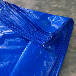 Bâche imperméable en plastique de polyéthylène de bâche résistante <span class=keywords><strong>bleue</strong></span> de prix usine pour la couverture extérieure - Product Image 6