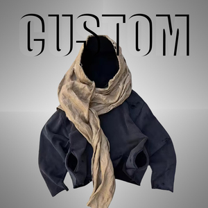 Sudadera con Capucha Urbana, Diseño Personalizado, <span class=keywords><strong>Retro</strong></span>, Talla Grande, Sudadera Negra para Hombre - Product Image 1