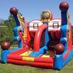 Jeu de tir de basket-ball gonflable en PVC à <span class=keywords><strong>prix</strong></span> usine pour les événements de carnaval, les parcs d'attractions, les foires scolaires et les fêtes d'arrière-cour - Product Image 4