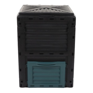 300L <b>Large</b> Outdoor Garden Manufacturer Collapsible Garden Rattan <b>Plastic</b> <b>Storage</b> Sheds Box Compost Bin - Product Image 3