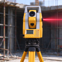 Station totale de topographie professionnelle GEOMAX MT-26i, précision 2'', portée 500m sans prisme, Bluetooth, IP65, pour l'ingénierie