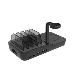 Estación de carga inalámbrica rápida de 70W de nuevo diseño para <span class=keywords><strong>iPhone</strong></span> 12 <span class=keywords><strong>XS</strong></span> <span class=keywords><strong>Max</strong></span> 8-Auricular de carga de teléfono móvil multidispositivo - Product Image 5