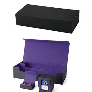    Boîte de rangement 5-en-1 en cuir PU durable et écologique pour plus de 2000 cartes de jeu TCG, Commander, Yugioh - Product Image 4