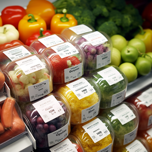 Etiquetas Autoadhesivas de Plástico Impermeables para Precios de Alimentos de la Marca UNIFON, 9x13 cm, Blancas, Etiquetas Personalizadas para <span class=keywords><strong>Supermercados</strong></span>, Promocionales - Product Image 5