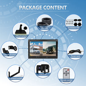 Moniteur de voiture de camion de 10.1 pouces 2CH DVR vidéo IPS enregistreur d'écran AHD pour <span class=keywords><strong>camping</strong></span>-<span class=keywords><strong>Car</strong></span> caméra de recul de véhicule DC 12-24V - Product Image 6