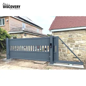 Heavy Duty Automatic Sliding driveway gate Aluminum Cantilever Gates for Industrial Sliding Security Gates
