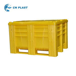 กล่องใส่พาเลทพลาสติกแบบวางซ้อนกันได้600L พลาสติก <span class=keywords><strong>PP</strong></span> ขนาดใหญ่แบบทนทานใช้ซ้ำได้ - Product Image 3