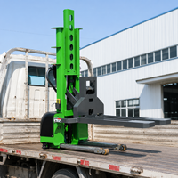 Transpalette Électrique Autoportant OEM 500kg, Hauteur de Levage 1300mm, Chariot Élévateur Portable pour Livraison en Camion, 4 Étapes de Levage