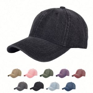 Wholesale Factory OEM 6 Panel Unstructured <b>Plain</b> Custom Jean Hat Washed Denim Baseball <b>Caps</b> - Product Image 1