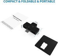 Lector de Tarjetas Inteligentes USB Rocketek CR318, Lector CAC, Lector de Tarjetas Inteligentes de Acceso Común para PC y Laptop