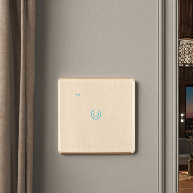 ECO-NEWLEAF Tempered Glass Touch Panel Smart Switches 1/2/3/4 Gang Smart Life App Zigbee/WIFI Remote Wireless Control 10A 1-Year