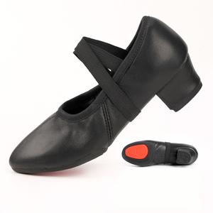 Zapatos de Ballet de Cuero Genuino para Mujer, Suela de Goma Suave, Antideslizantes para Interiores y Exteriores, Zapatos de Baile para Profesores - Product Image 5