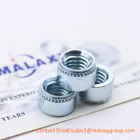 MALAXY SS304 Flash aveugle flottant rond brochage écrous auto-serrants rivetage à pression écrous de presse auto-serrants écrous à brocher