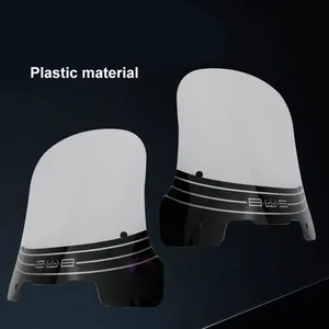 Suitable for motorcycle tank 150CC scooter windshield transparent plate heightening front windshield additional accessories