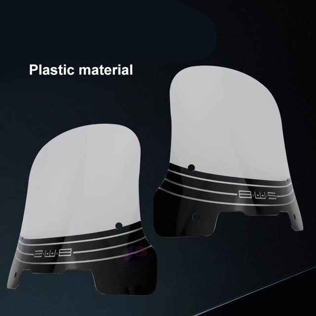 Suitable for Motorcycle tank 150CC Scooter Windshield Transparent Plate Heightening Front Windshield Additional Accessories
