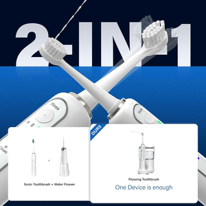 Meilleures ventes 2025 : Hydropulseur dentaire portable sans fil et <span class=keywords><strong>brosse</strong></span> à dents électrique pour le nettoyage des dents - Product Image 2