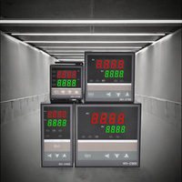 Pengendali temperatur Digital PID REX-C900 REX C100, termostat 40DA SSR menyampaikan termokopel 1m instrumen Probe RKC