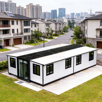 Maisons préfabriquées aux États-Unis, extensibles, 20 pieds, maison moderne, appartement préfabriqué 3 chambres et salle de bain